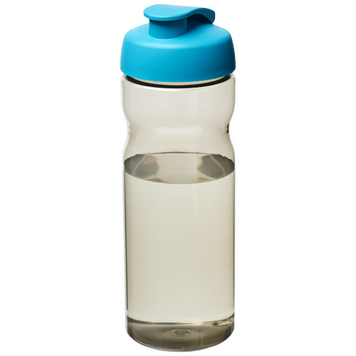 Bouteille de sport publicitaire 650ml Ocean Plastic H2O Active® Charbon et Vert eau